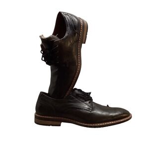 Madden NYC Men Black Leather Wingtip Oxford Dress Shoes